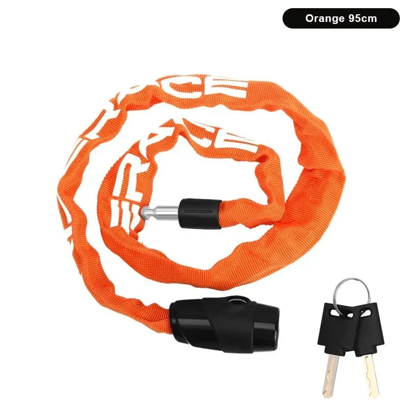 Antivol de vélo haute sécurité à chaine avec 2 clés "RIDERACE - Chain lock"