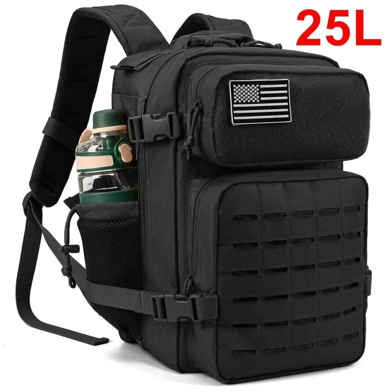 Sac à dos tactique militaire, buschraft ou paintball 25L "LQArmy - A12"