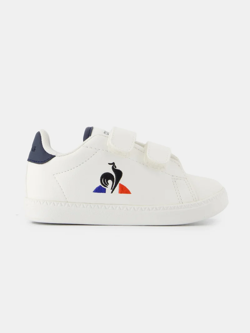 Chaussures blanches à scratch COURTSET_2 bébé