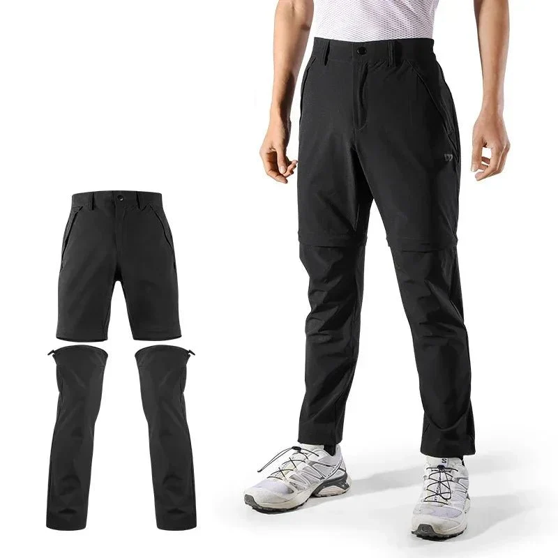 Pantalon / short de randonnée, bikepacking 2 en 1 pour homme "WEST BIKING - YP0203131"