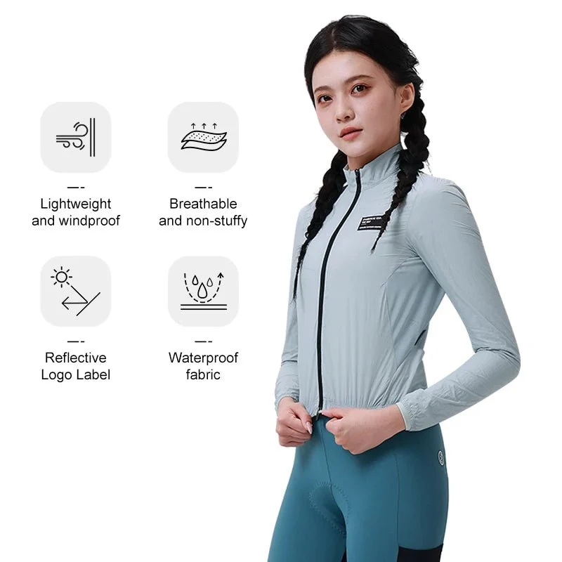 Veste / coupe-vent Imperméable pour le cyclisme pour femme UPF50+ "INBIKE - Windbreaker"