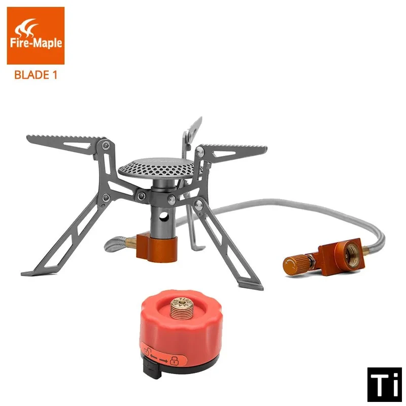 Réchaud à gaz ultraléger en titane pour le camping & bivouac "Fire Maple - FMS-117T"