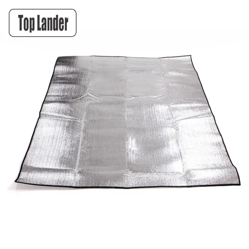 Tapis de camping en mousse isolante en aluminium pour le bivouac et le bikepacking "Top lander - Proof pad "