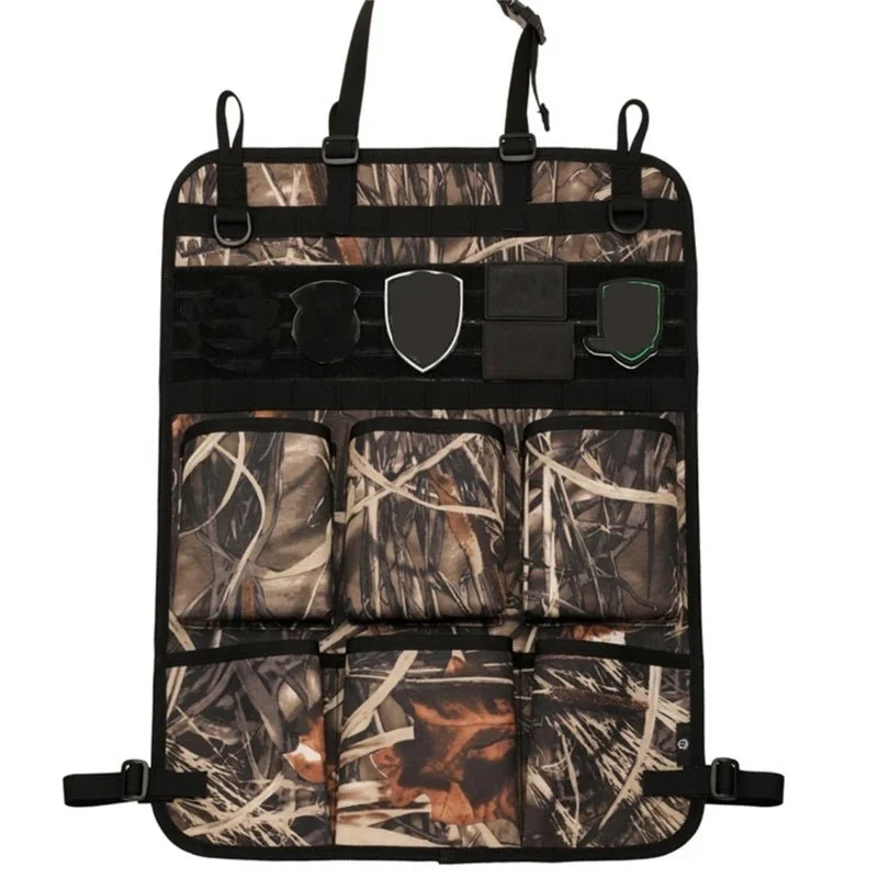 Organisateur de rangement tactique multifonction pour siège arrière de voiture "Tactical mount - Tidying Pocket"