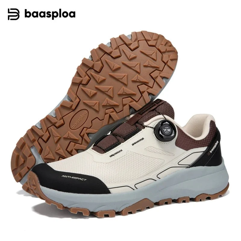 Chaussures de randonnée en maille respirante antidérapantes anti-impact pour homme "Baasploa - W3049"