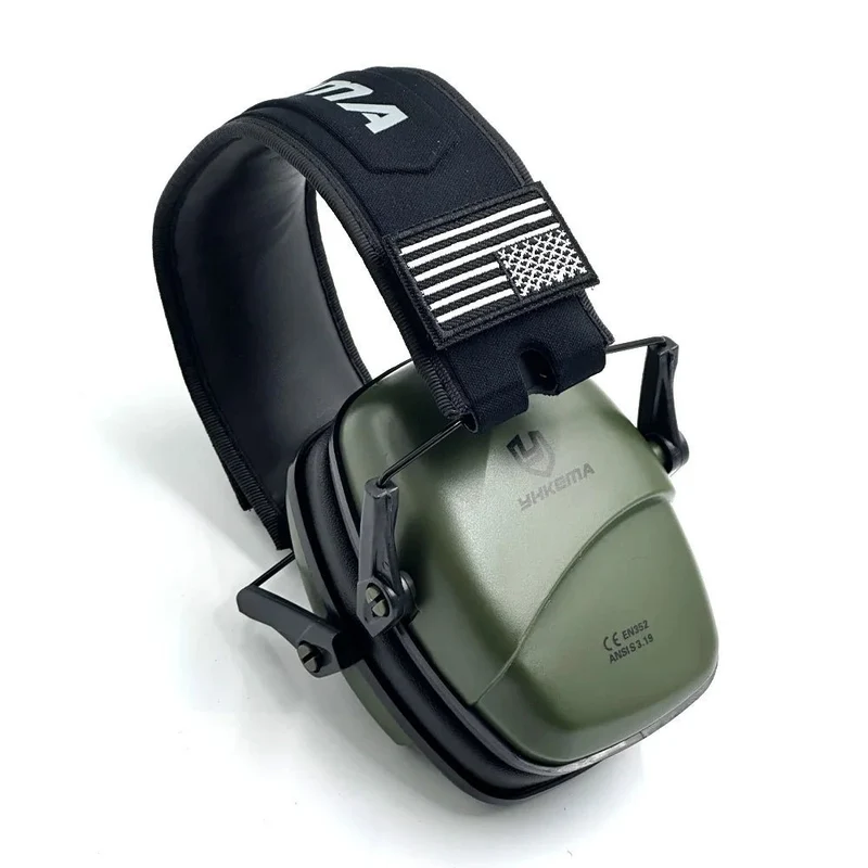Casque anti-bruit tactique, protection auditive passive pour le tir avec réduction du bruit NRR 25 dB "YHKEMA - P10"