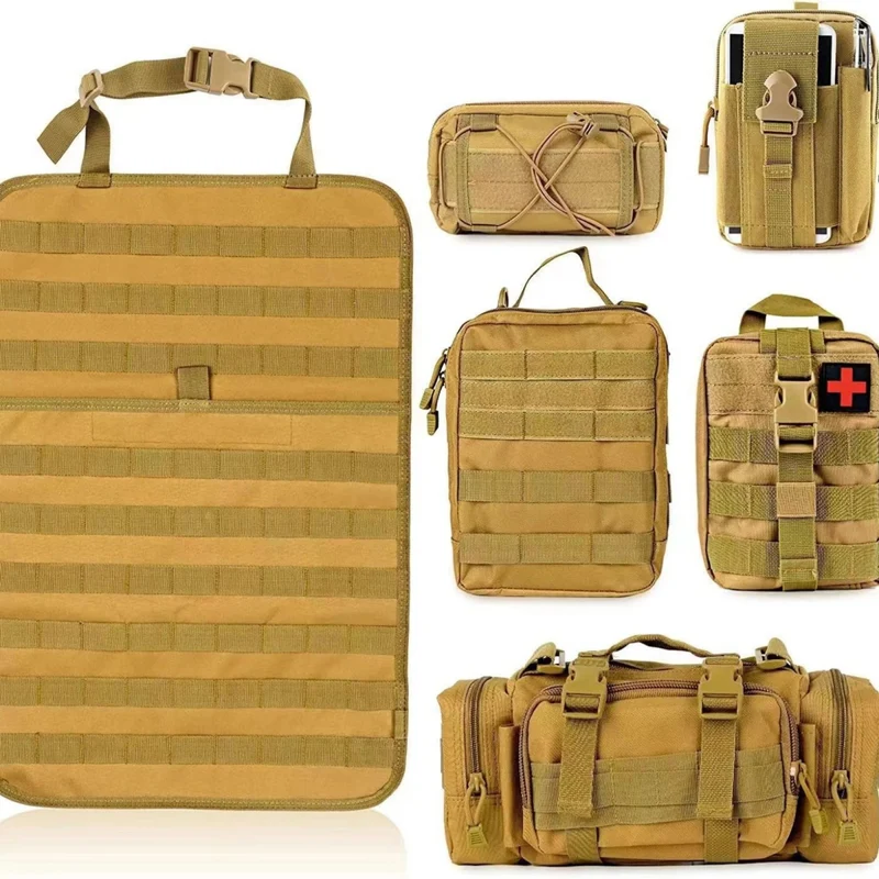 Sac de rangement tactique pour siège arrière de voiture, organiseur d'accessoires tactiques "Bidoss - Tactical organiser"