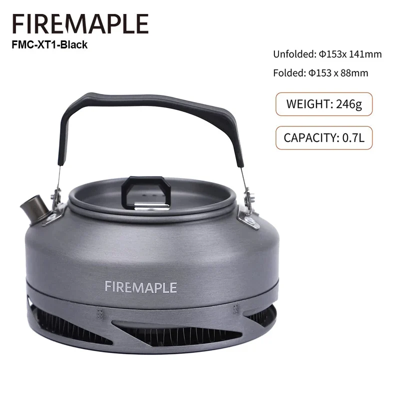 Théière de randonnée, bouilloire, cafetière 0,7L / 1,3L avec filtre "Fire Maple - FMC-XT2"