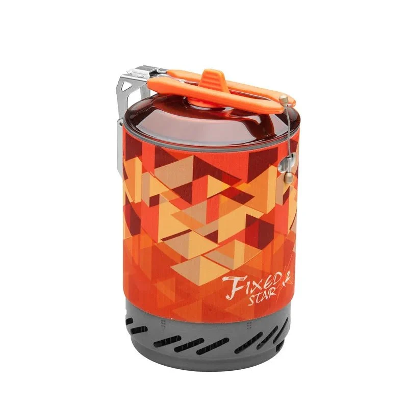 Système de cuisson portable avec pot échangeur de chaleur pour le camping et de randonnée "Fire Maple - FMS STAR-X2"