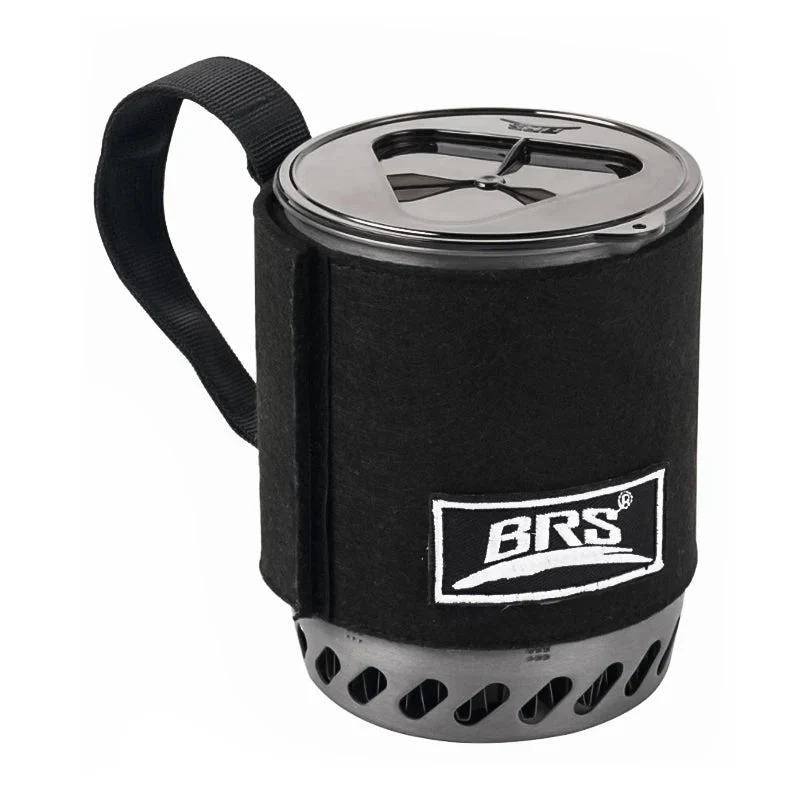 Pot brûleur / système de cuisson avec réchaud ultraléger pour le campang et bivouac "BRS 61"
