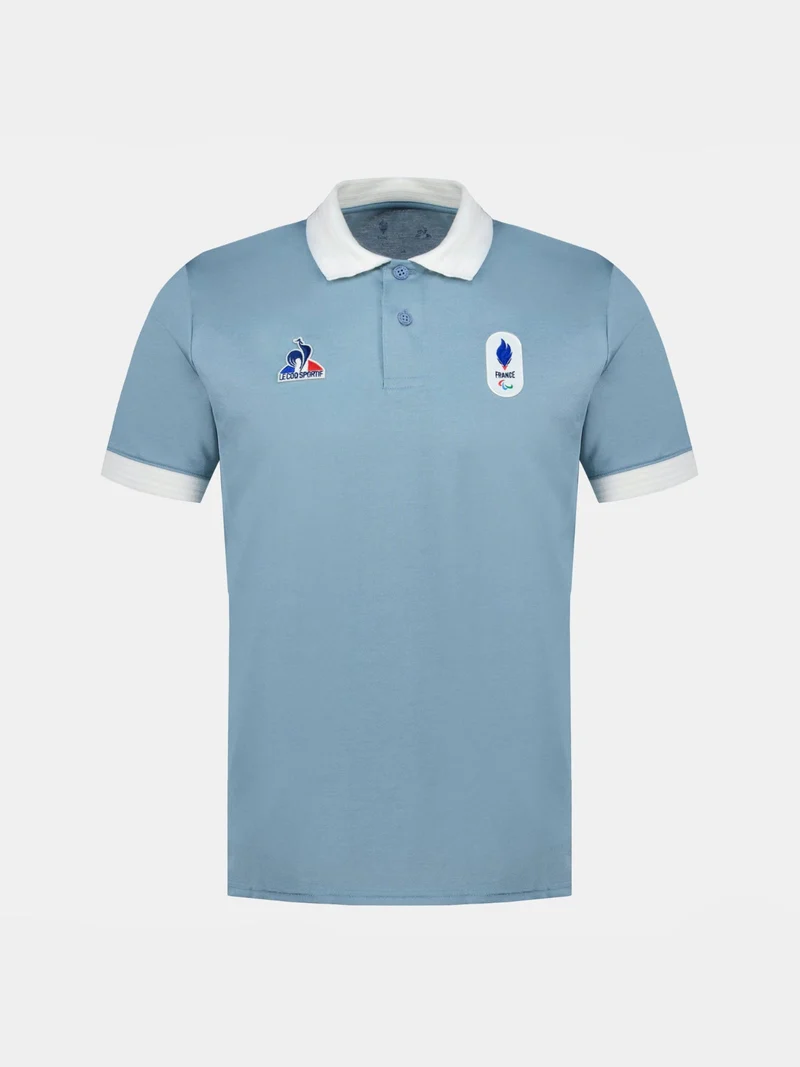 Polo en jersey technique brillant JP Milano-Cortina 2026