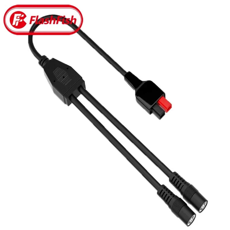 Câble d'extension d'alimentation Solar Connectors "Flashfish - DC5512 série Y"