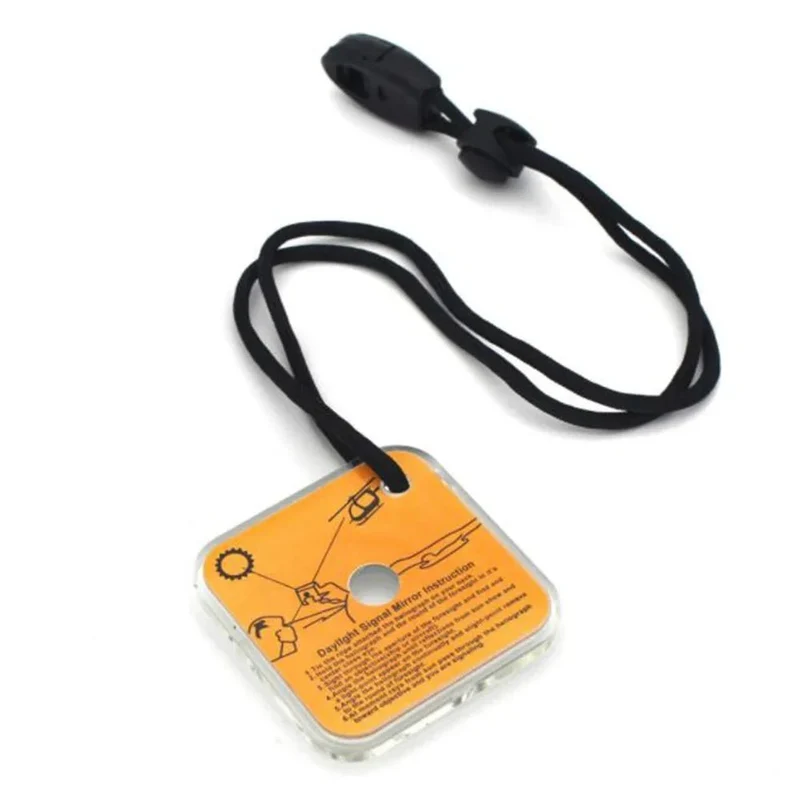 Miroir réfléchissant de survie en plein air pour randonnée, camping, urgence "47 Outdoor - Daylight Signal"