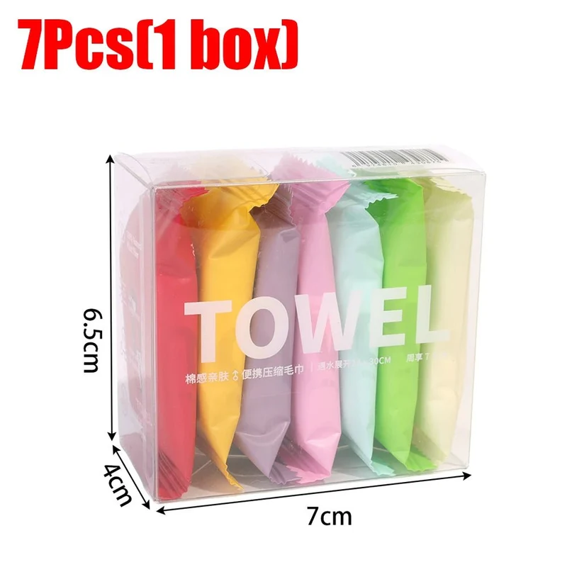 Lot de lingettes compressées pour le visage "Towel travel"