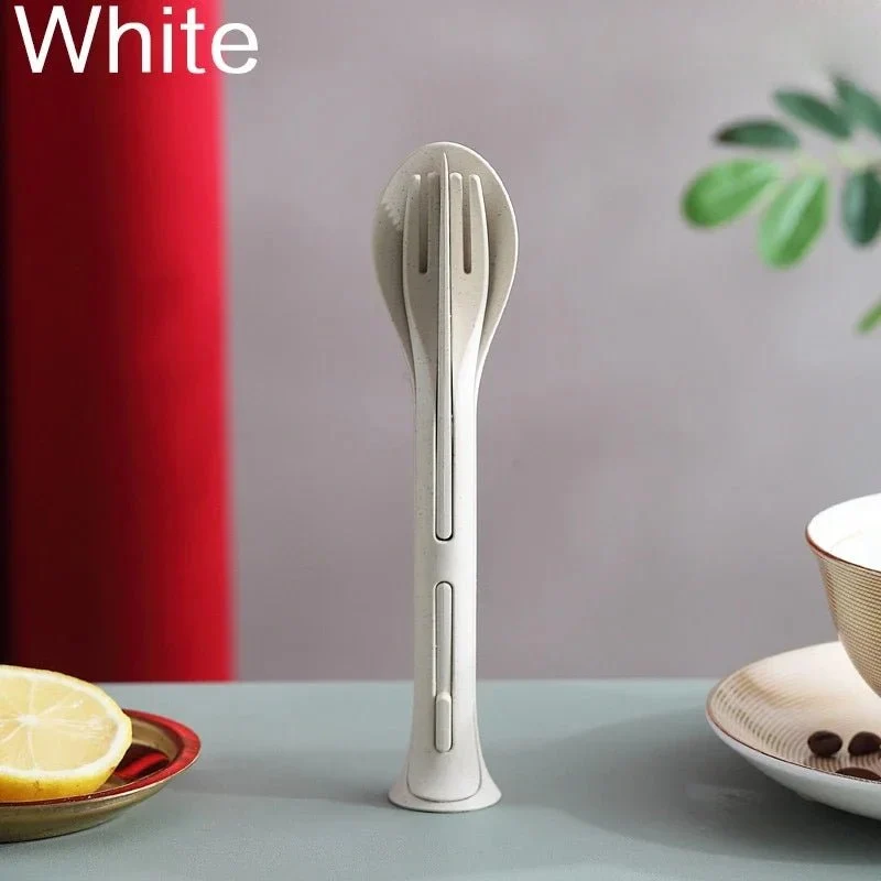 Ensemble de couverts détachables 3 pièces pour le camping / bivouac "2JY - Camping cutlery"