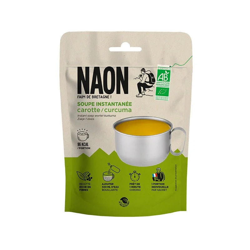 Soupe instantanée / repas lyophilisé 30g "Naon - Carotte - curcuma"