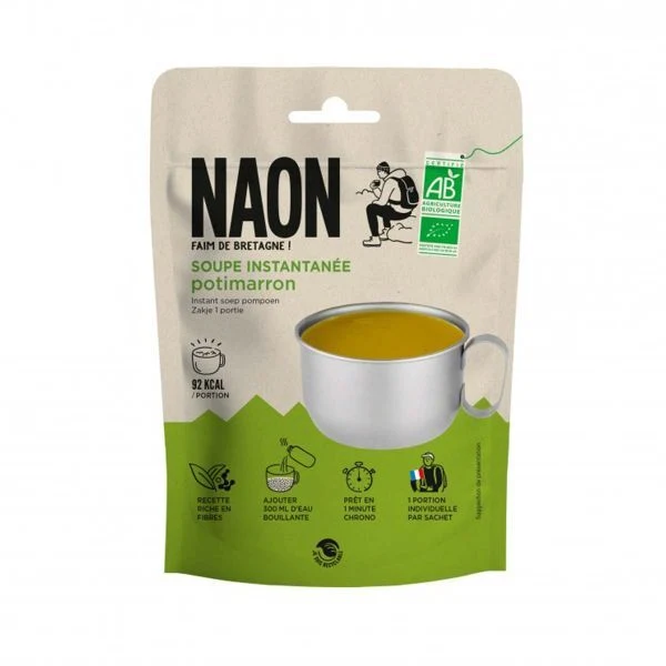 Soupe instantanée / repas lyophilisé 30g "Naon - Soupe potimarron"