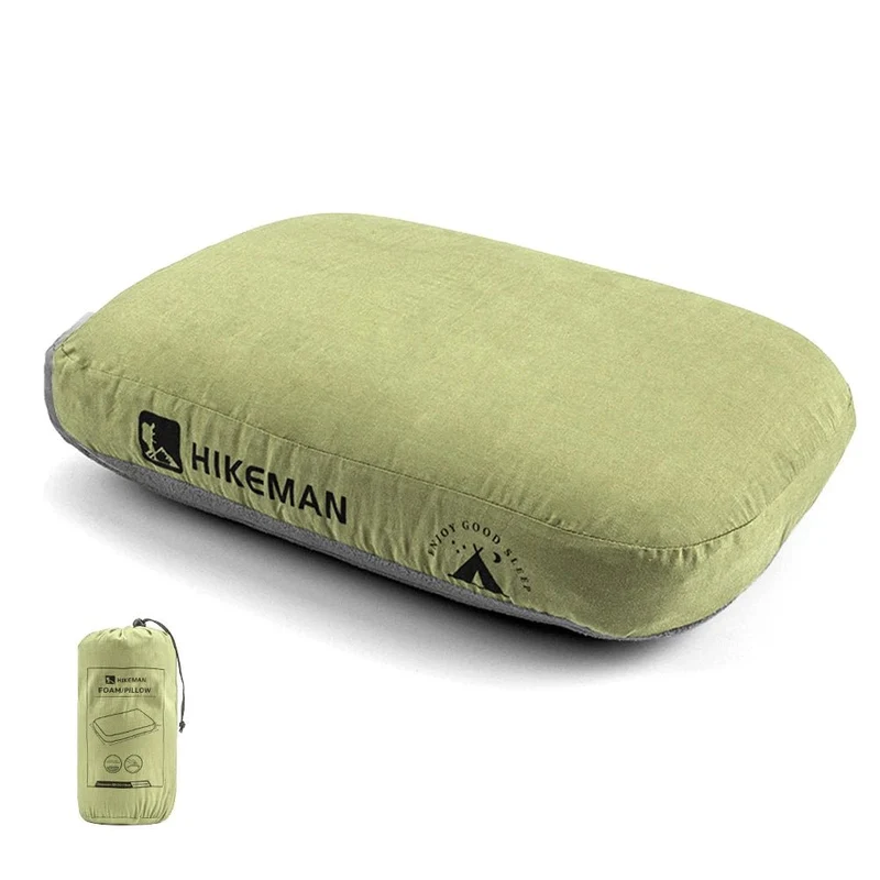 Oreiller en mousse à mémoire de forme à rebond lent et doux pour les douleurs cervicales 430g "Hikeman - Foam pillow"
