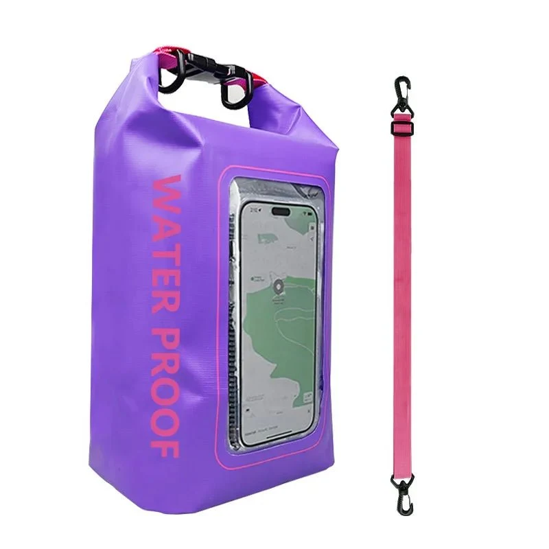 Sac étanche en PVC 5L pour activités nautiques extérieures : natation, plongée, rafting, kayak, surf et plage "OceanSportz - Waterproof bag X520"