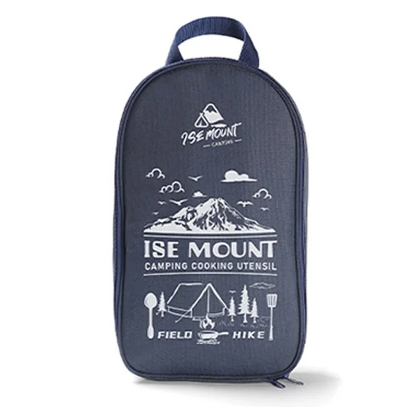 Ensemble d'ustensiles de camping en acier inoxydable "Ise Mount - Camping Cooking Ustensil"