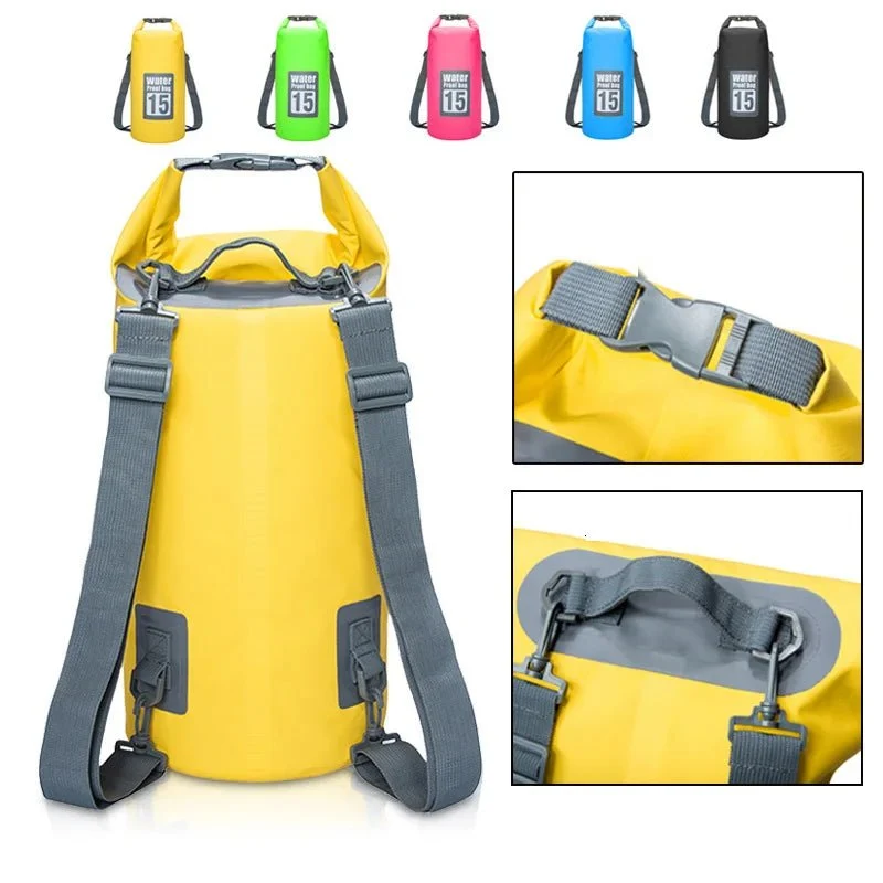 Sac à dos étanche en PVC pour le canoë, Kayak, Rafting "Leaftour - 21W007"