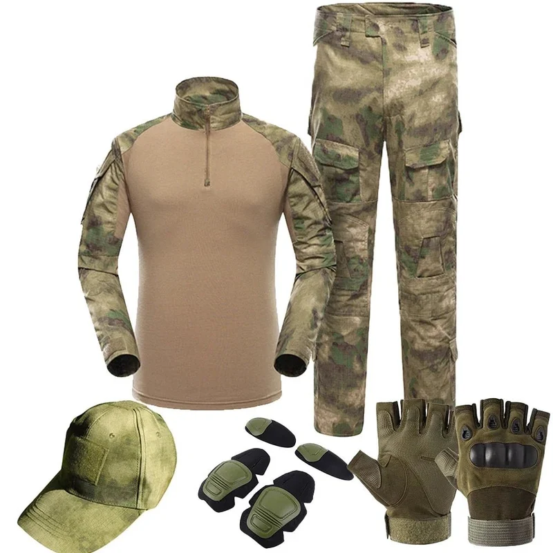 Ensemble de vêtements de camouflage tactiques pour la chasse et l'airsoft "Outdoor Tactical Gear - OTG-100"