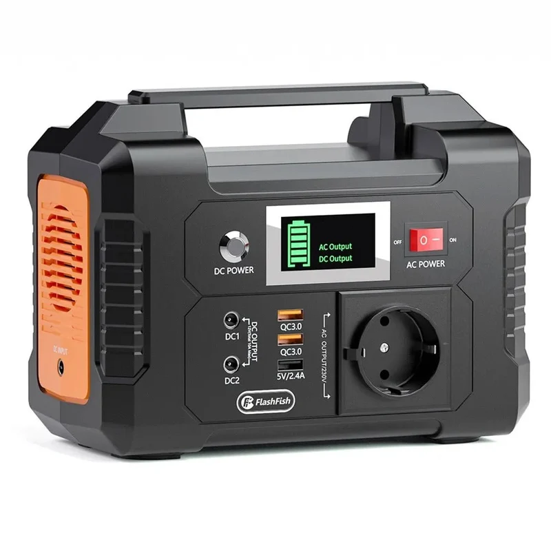 Générateur de batterie portable 151Wh au Lithium sinusoïdale 200W "FlashFish - E200"