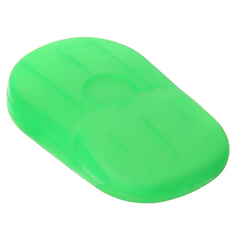 Feuilles de papier en savon jetables pour la randonnée et les voyages 20 feuilles "Milin - Mini-soap"