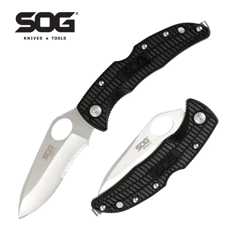 Couteau pliant EDC tactique militaire survie en plein air "SOG - Zilla SP02CP"