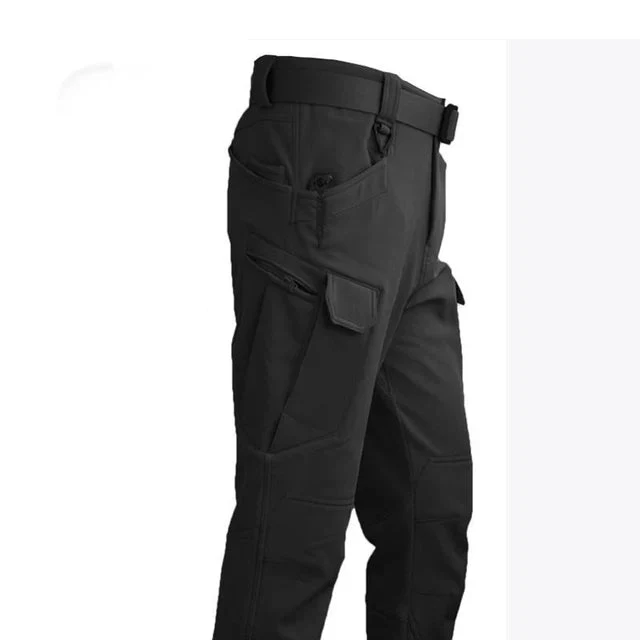 Pantalon cargo tactique imperméable avec doublure polaire "Mazerout - X7"