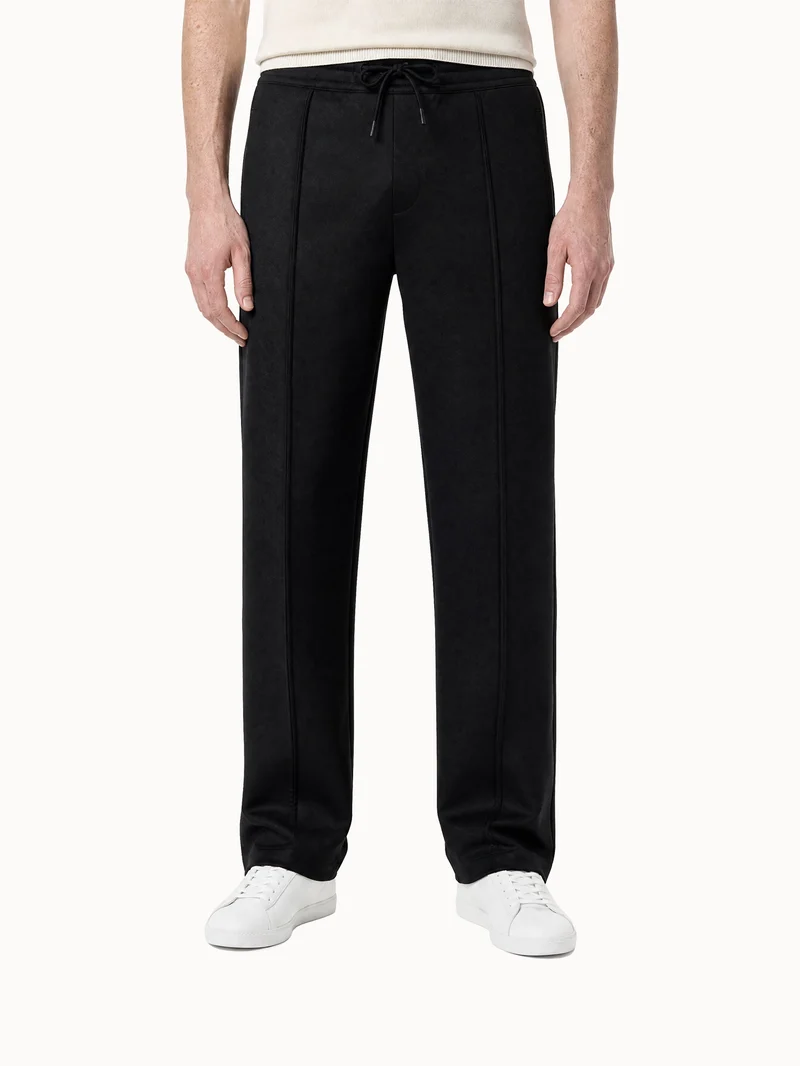 Pantalon droit en double face