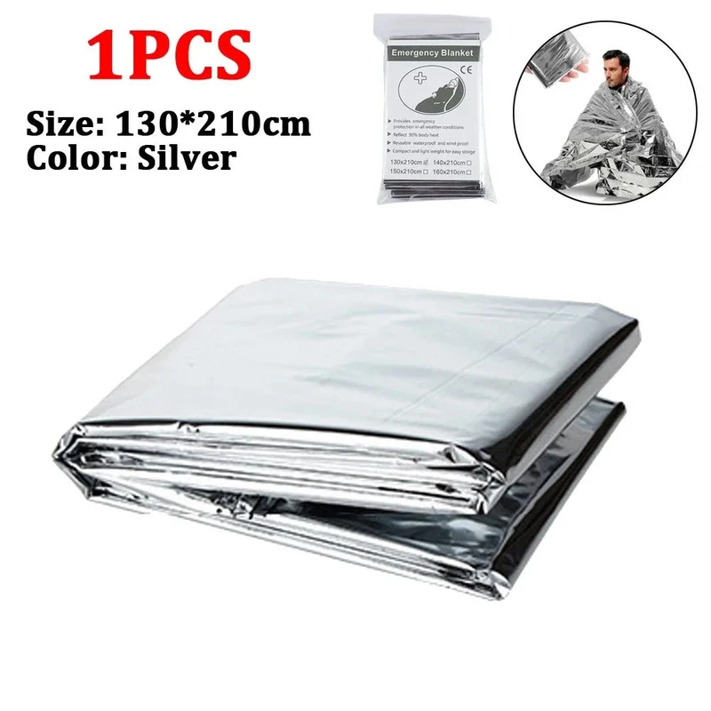 Couverture de survie d'urgence, imperméable, premiers soins "APWIKOGER - Emergency Rescue Blanket"