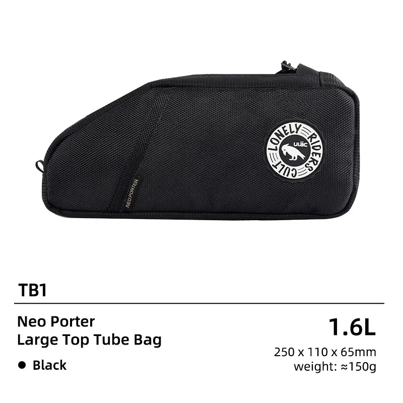 Sacoche de cadre de vélo en tissu durable ultraléger pour vélo, gravel, vtt, vtc 1600ml "Uläc - Neo porter TB1"