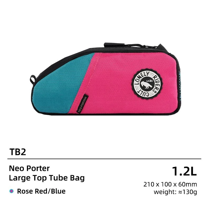 Sacoche de cyclisme / bikepacking pour cadre de vélo en tissu durable ultraléger gravel / vtt / vtc 1200ml "Uläc - Neo porter TB2"