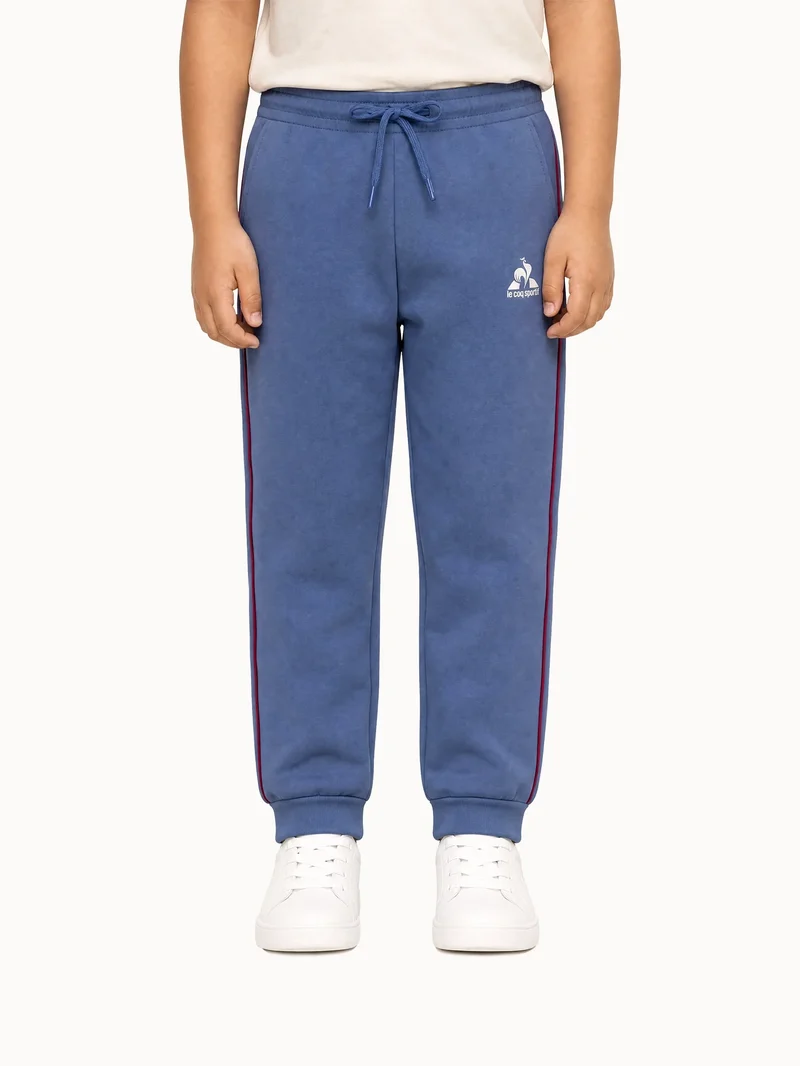 Pantalon en molleton léger avec bandes côtés contrastées