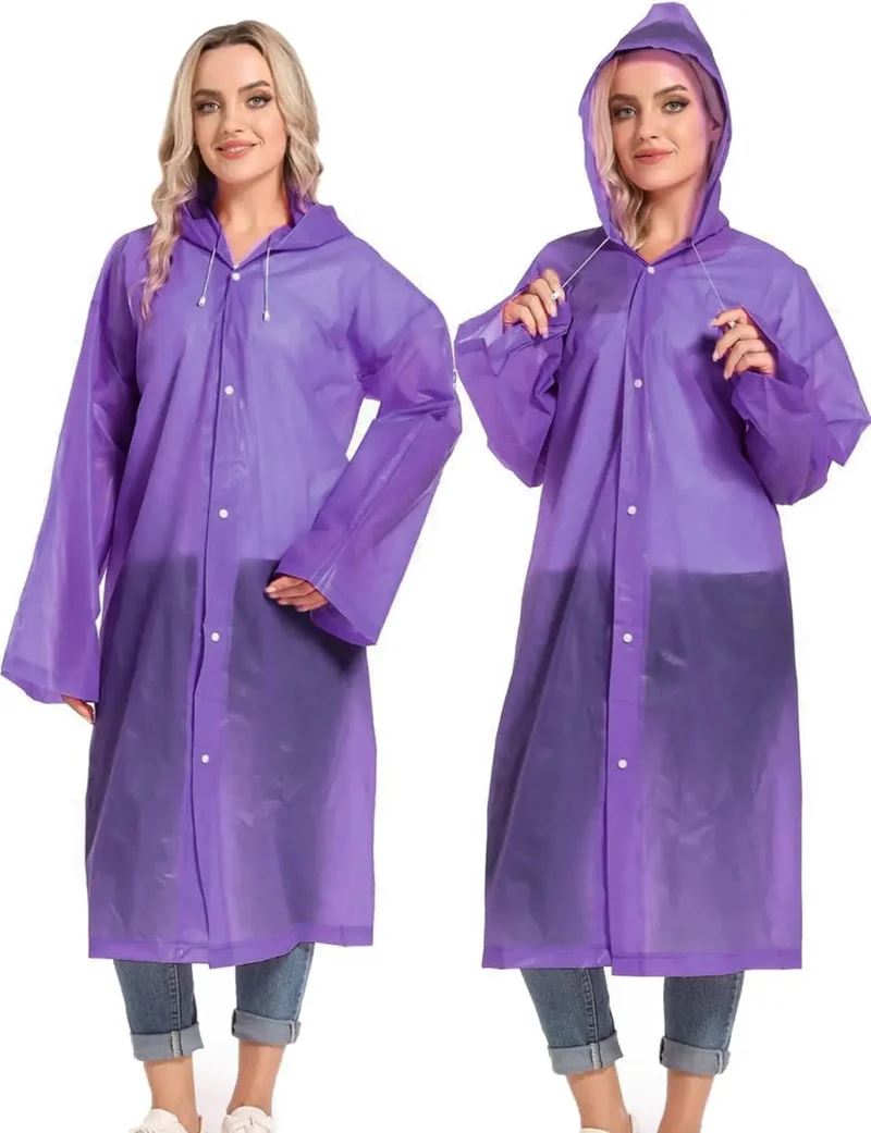 Poncho imperméable portable pour la randonnée et le bivouac "Rc Hking - Eva Raincoat"