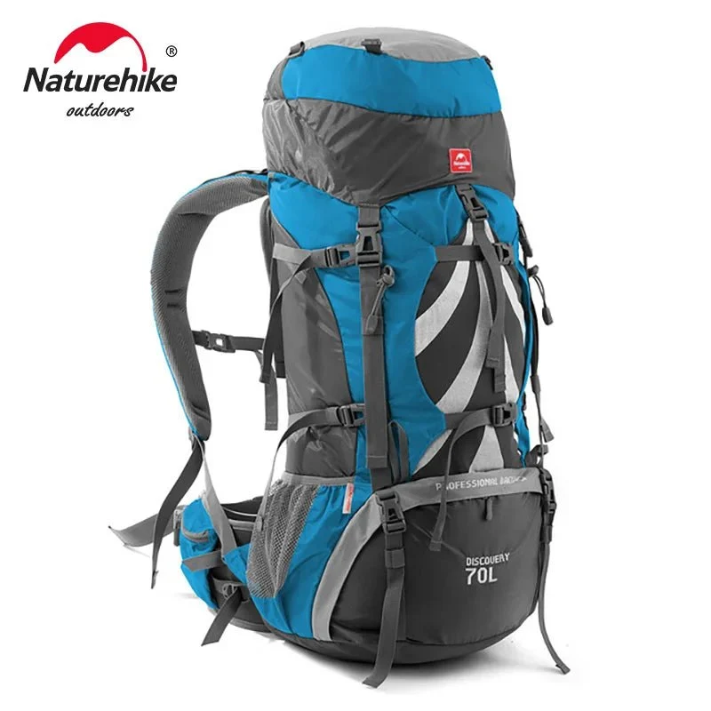 Sac à dos de grande randonnée 70L Expkeak air flow et CCR system 1,8kg "Naturehike - NH70B070-B"