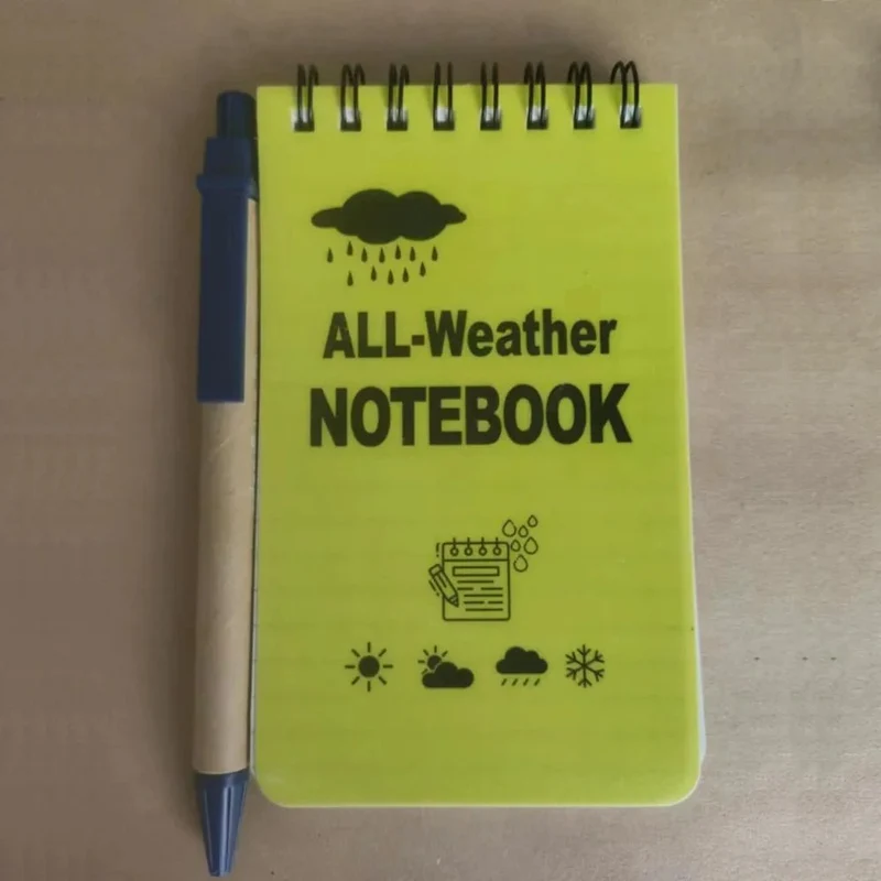 Bloc-notes / carnet de poche tactique étanche 100 pages / 50 feuilles "All-Weather Notebook"