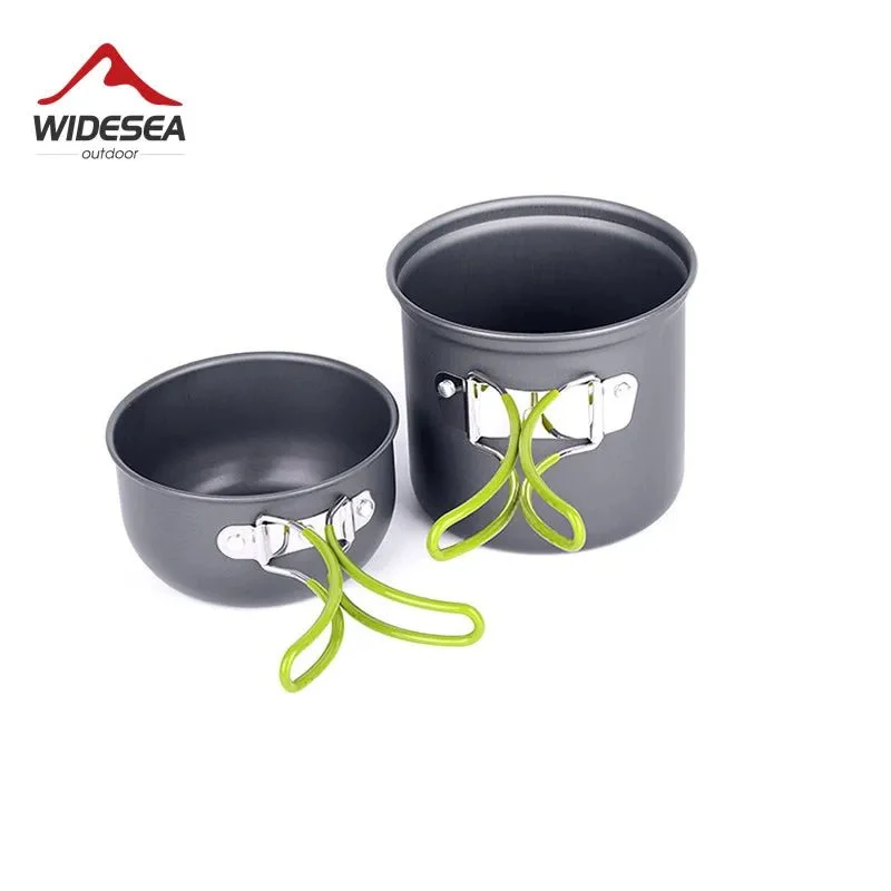 Popote en alliage d'aluminium pour le camping & bivouac "Widesea - WSC-101"