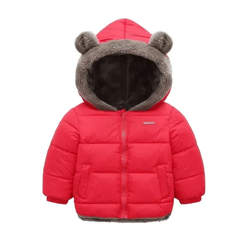 Doudoune à capuche pour bébé / enfant de 18 mois à 6 ans avec doublure polaire "MTXXTZ - F26801"