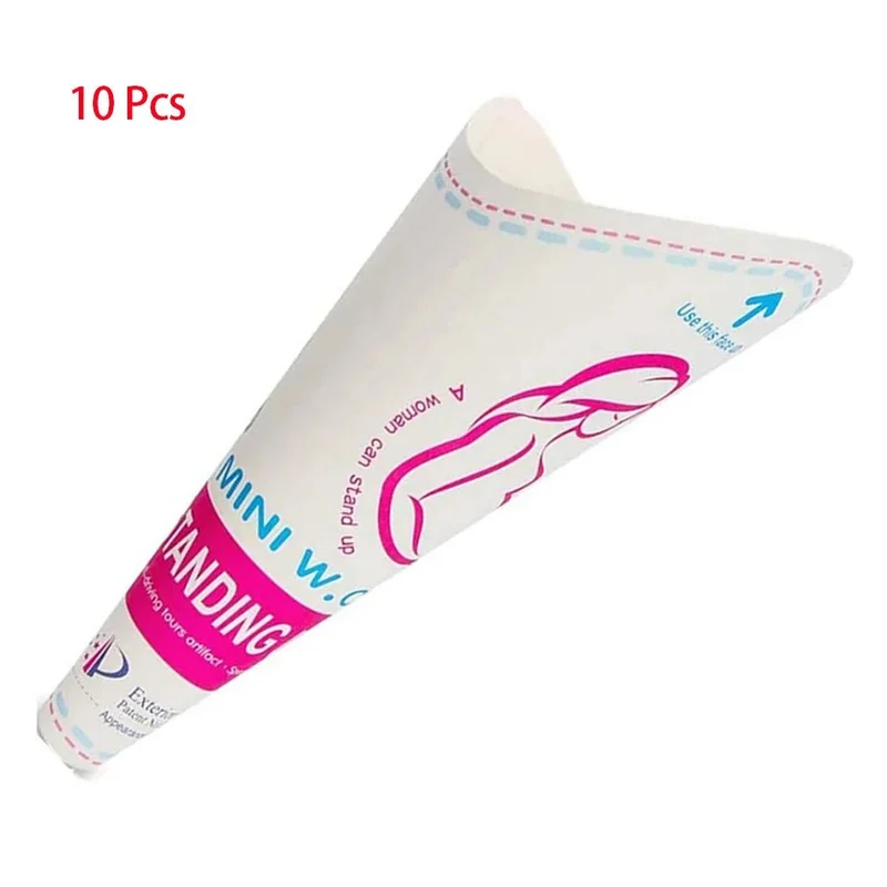 Dispositif d'urination, pisse-debout femme jetable pour le voyage, camping en plein air "Baomale - "Squating-free Urinal"