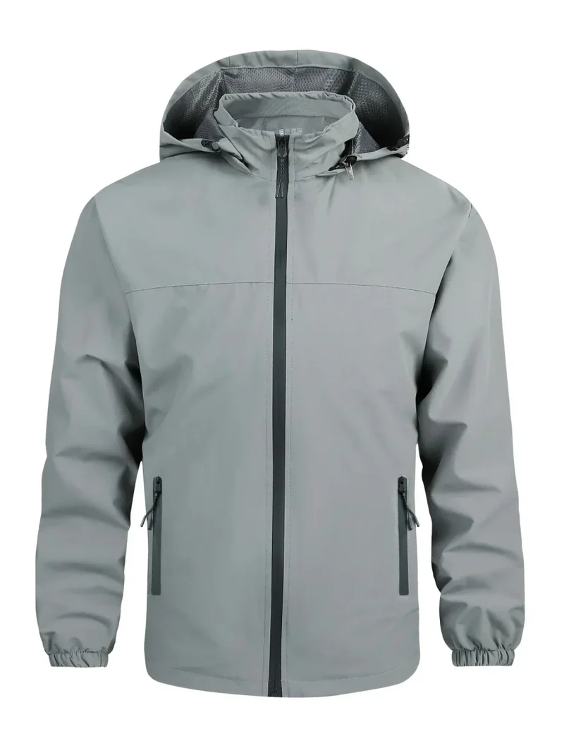 Veste coupe-vent, hardshell imperméable avec capuche amovible "Flycat Outdoor - 2041"