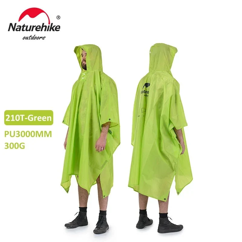 Poncho de randonnée 3 en 1, imperméable, multifonction "Naturehike - NH17D002M"