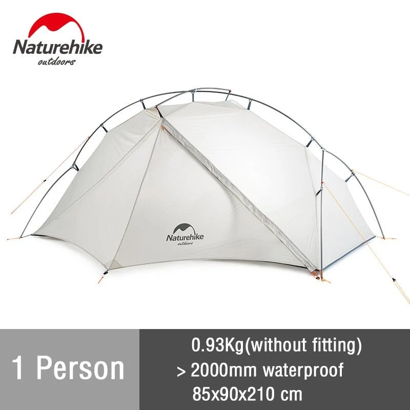 Tente de randonnée mono-paroi ultralégère 1,2kg autoportante double Y 1-2 personne "Naturehike - Vik series"
