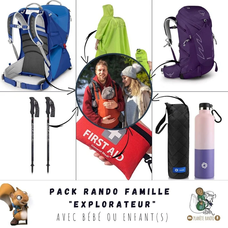 Location pack rando famille "Explorateur"