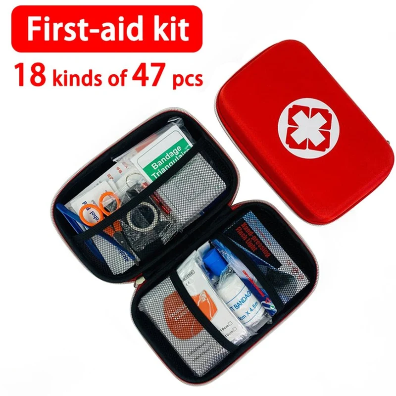Trousse de premiers secours / kit d'urgence 18 articles "BMC - First aid kit"