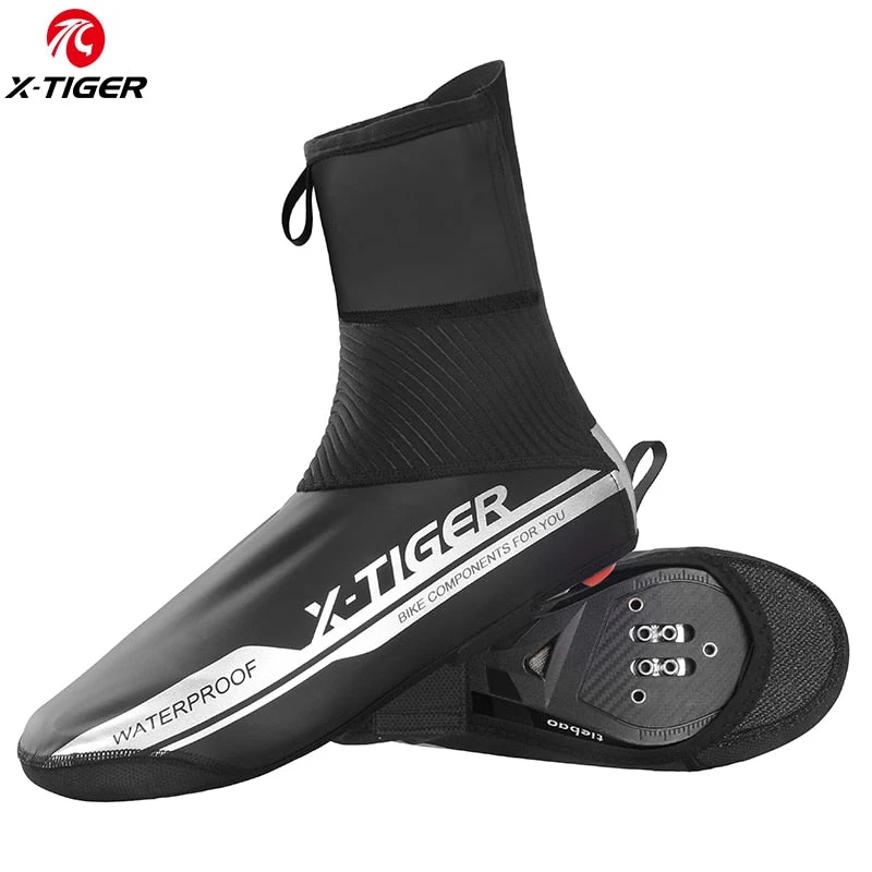 Couvre-chaussures de vélo imperméable & réfléchissant "X-TIGER - Shoes cover"