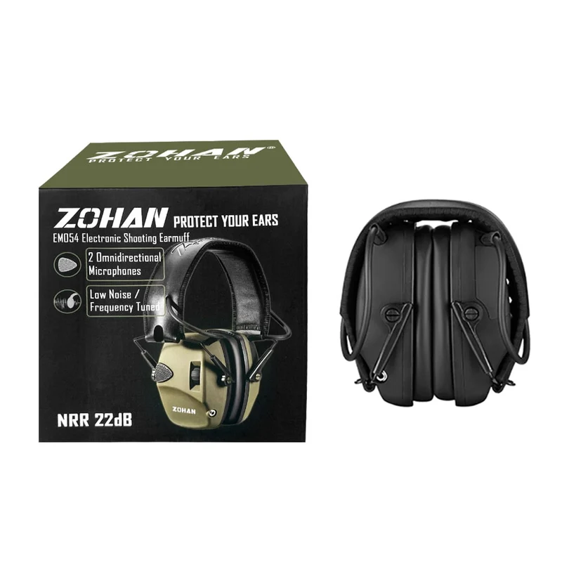 Casque anti-bruit professionnel NRR 22dB avec prise d'entrée audio jack 3,5 mm "Zohan - EM026"