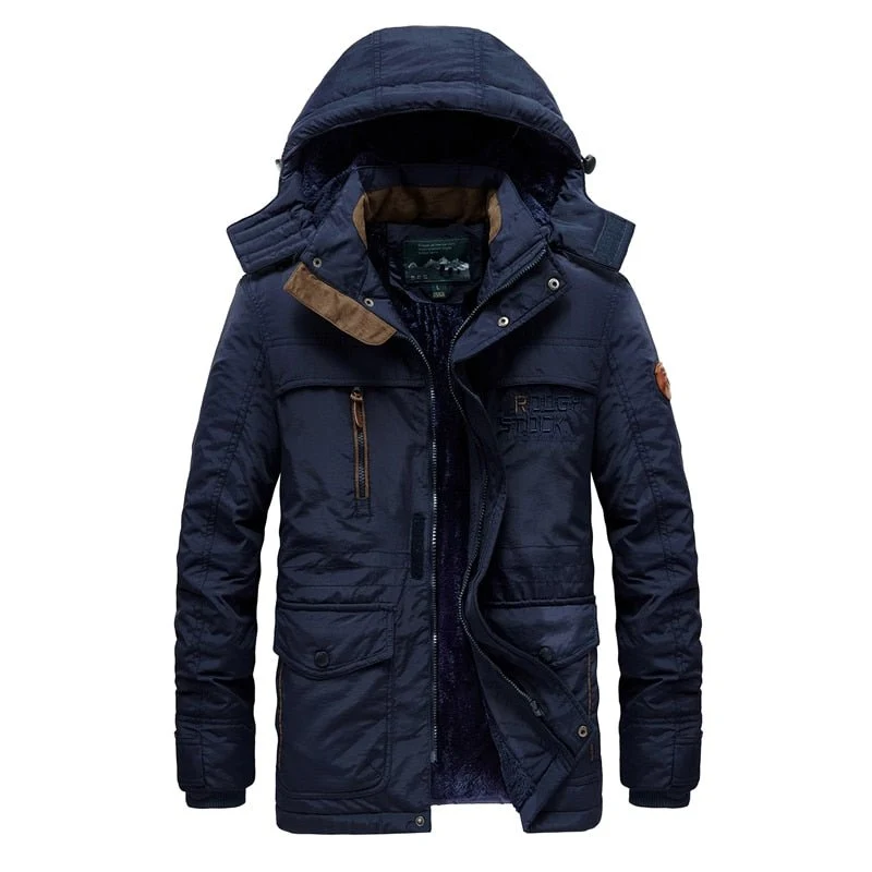Parka en polaire avec capuche détachable doublure en coton "Jp Vogue - Rought Stock"