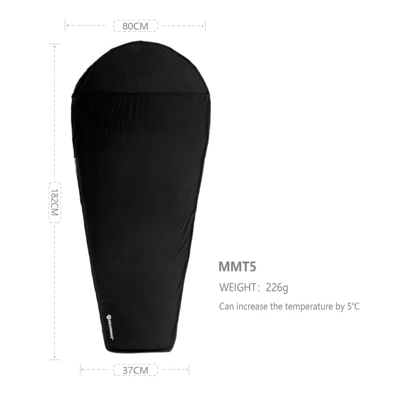 Drap de sac de couchage en thermolite +5°C à +8°C (à partir de 232g) "AEGISMAX – Thermolite liner"